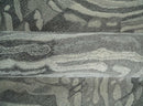 Abstract Modern Hand Tufted 2x3, 3x5, 5x8, 6x9, 8x10 and 9x12 Woolen Beige, Silver and Gray Area Rug | MIR3