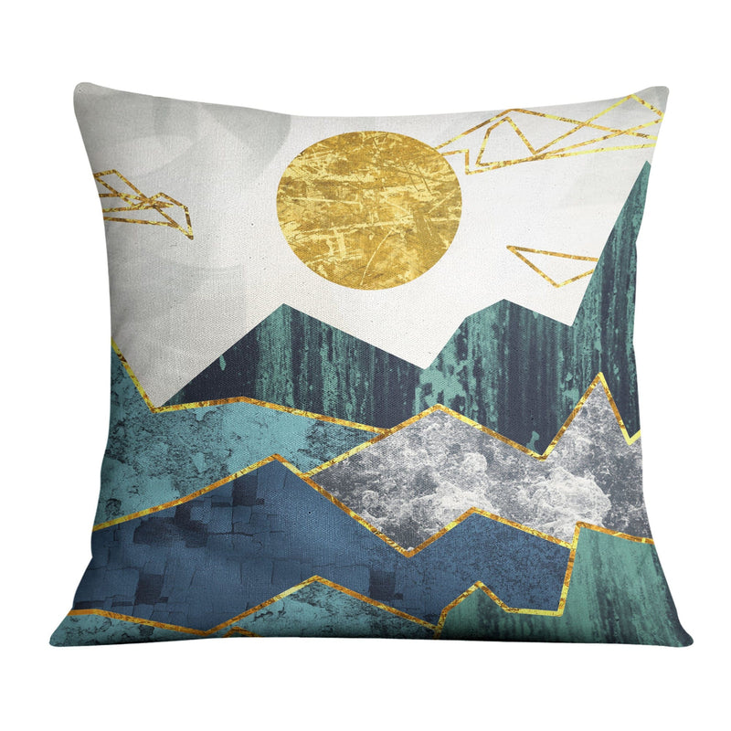 Abstract Mountain A Cushion