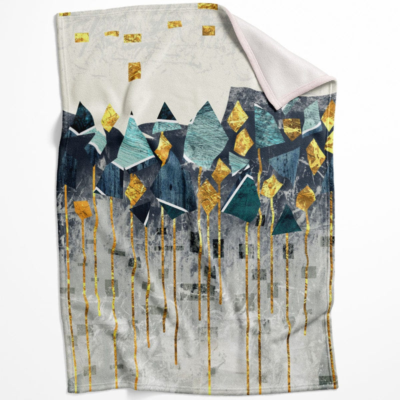 Abstract Mountain B Blanket