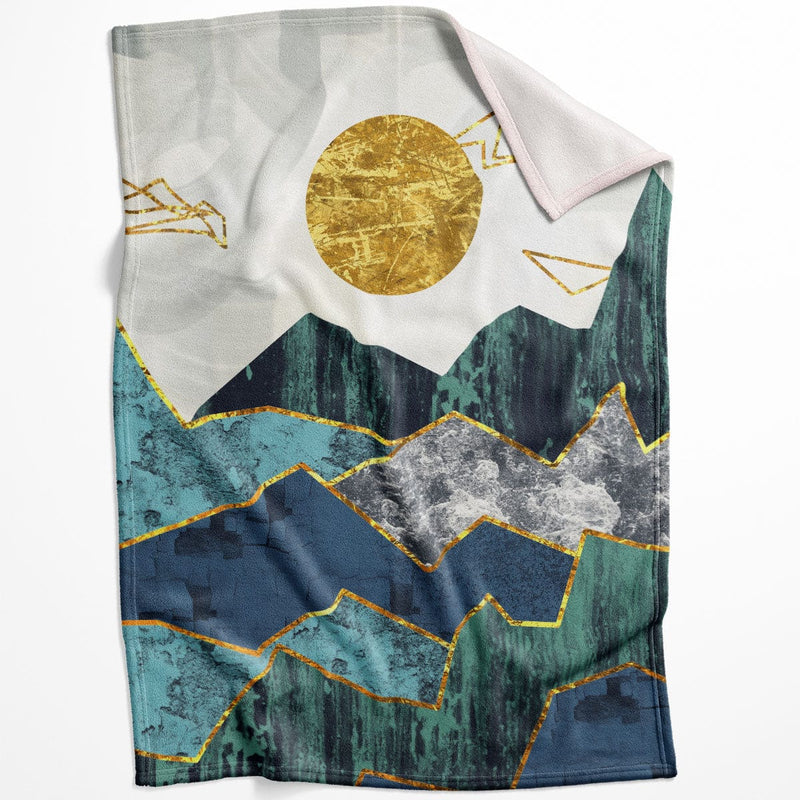 Abstract Mountain C Blanket