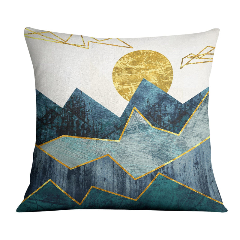 Abstract Mountain C Cushion