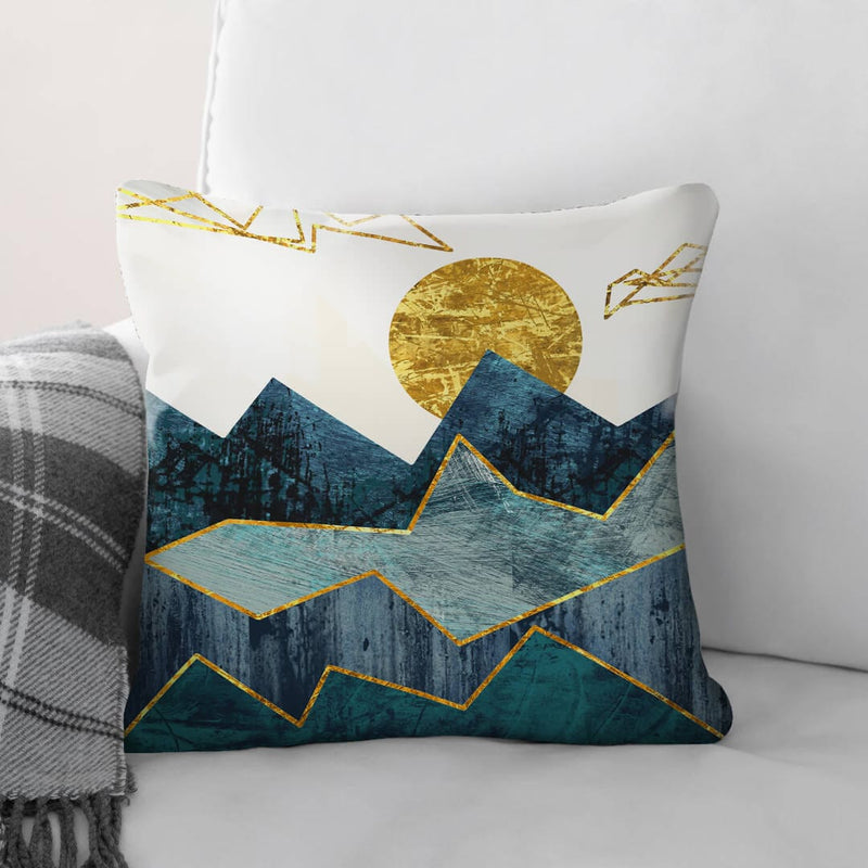 Abstract Mountain C Cushion