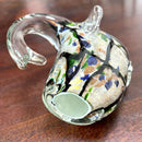 GobekUsa Elephant Crystal Glass Sculpture Feng Shui Living Room Ornament
