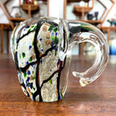 GobekUsa Elephant Crystal Glass Sculpture Feng Shui Living Room Ornament