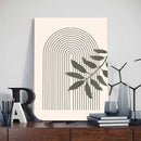 GobekUsa Abstract Orange Leaf Posters Set - Boho Home Wall Art