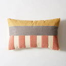 Abstract pastel geometric cushion cover living room throw pillow by Decorbites
