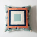 Abstract pastel geometric cushion cover living room throw pillow by Decorbites