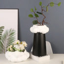GobekUsa Abstract Patchwork Ceramic Vase Bubble Flower Pot Home Decor