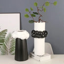 GobekUsa Abstract Patchwork Ceramic Vase Bubble Flower Pot Home Decor