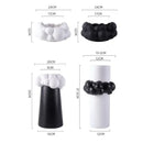 GobekUsa Abstract Patchwork Ceramic Vase Bubble Flower Pot Home Decor
