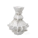 GobekUsa Abstract Pleated Gear Resin Flower Vase - Home Decoration & Arrangement