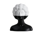 GobekUsa Abstract Portrait Resin Figure Sculpture Black and White Home Decor