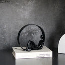 GobekUsa Abstract Resin Characters Desk Decoration Ornament for Room Aesthetic Decor