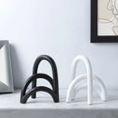 GobekUsa Abstract Resin Geometry Arch Decor Figurine Craft for Home Decor