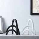 GobekUsa Abstract Resin Geometry Arch Decor Figurine Craft for Home Decor