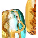 GobekUsa Abstract Ripple Glass Vase - Home Decor Hydroponic Flower Vase