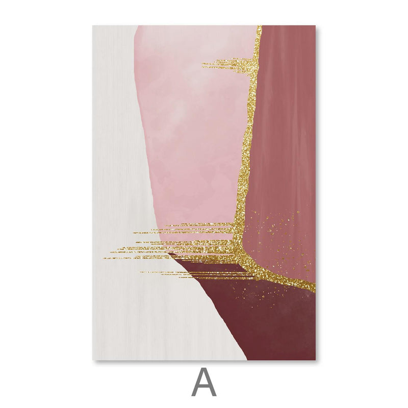 Abstract Rouge Canvas