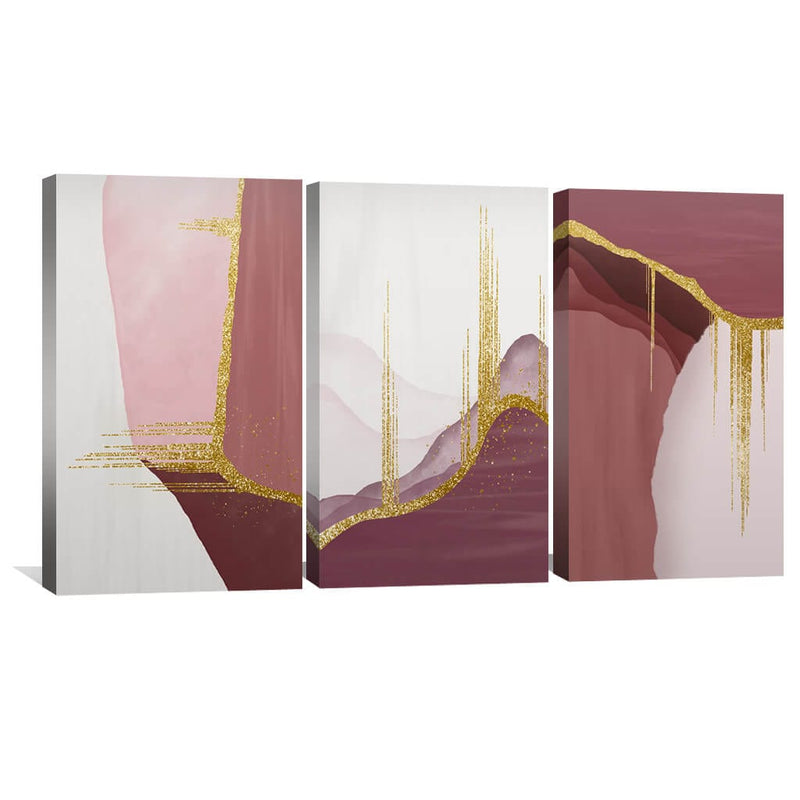 Abstract Rouge Canvas