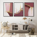 Abstract Rouge Canvas