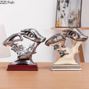 GobekUsa Couples Rings Statue Desk Decoration Resin Crafts Room Decor