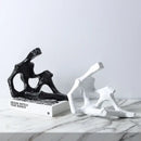 GobekUsa Abstract Skeleton Decor Figure Sculpture | Home Decoration Figurine