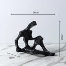 GobekUsa Abstract Skeleton Decor Figure Sculpture | Home Decoration Figurine