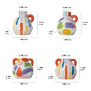 GobekUsa Cartoon Ceramic Vase Teapot Handmade Porcelain Flowerpot Decoration Accessories
