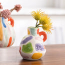 GobekUsa Cartoon Ceramic Vase Teapot Handmade Porcelain Flowerpot Decoration Accessories