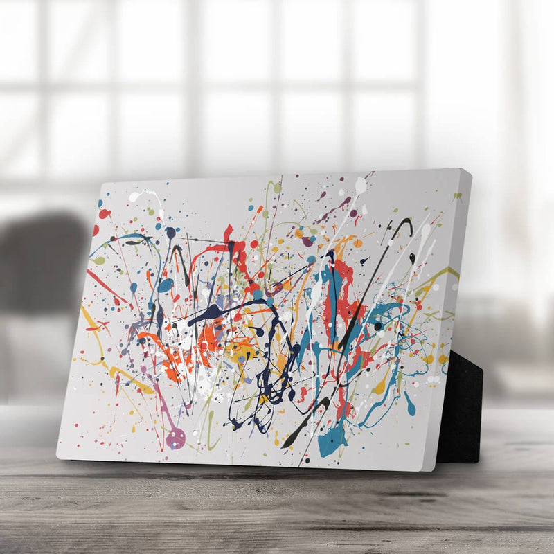 Abstract Splatter Desktop Canvas