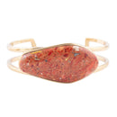 Abstract Sponge Coral Cuff Bracelet