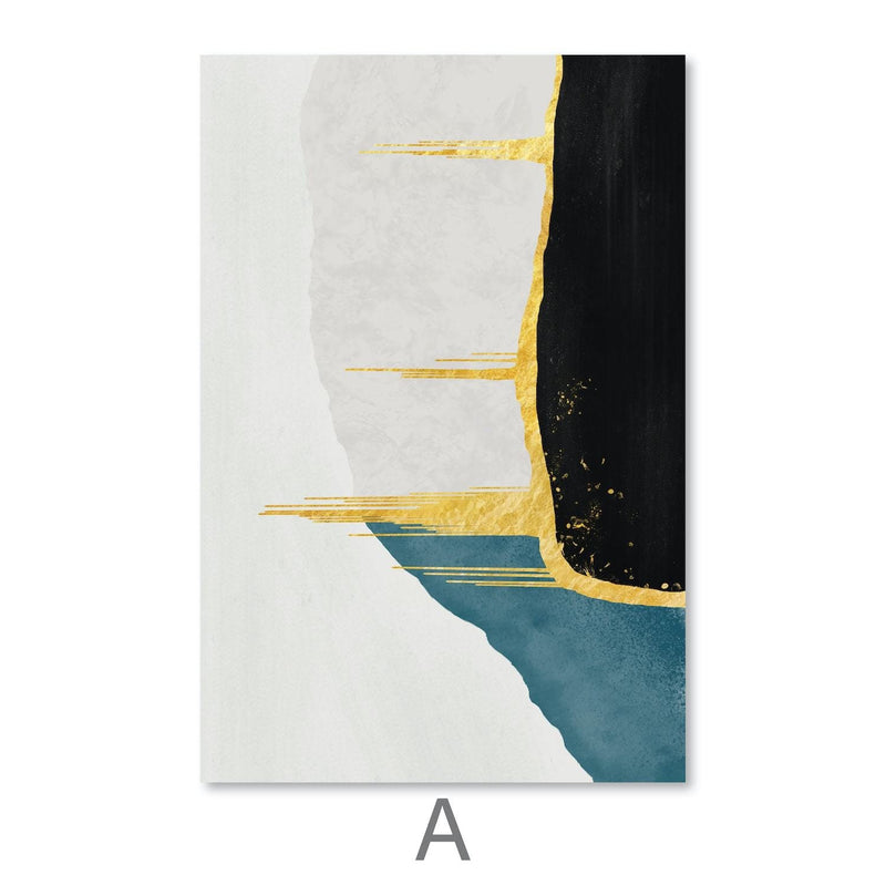 Abstract Streaks Canvas