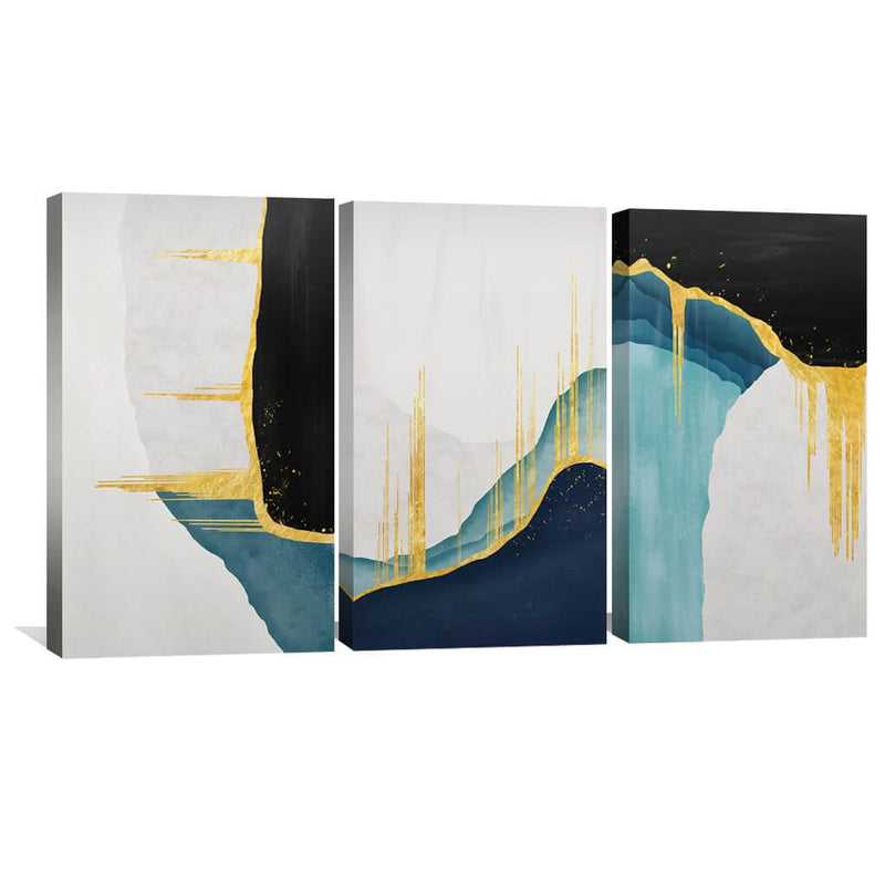 Abstract Streaks Canvas