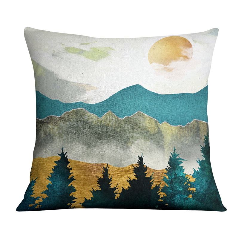 Abstract Sunsets B Cushion