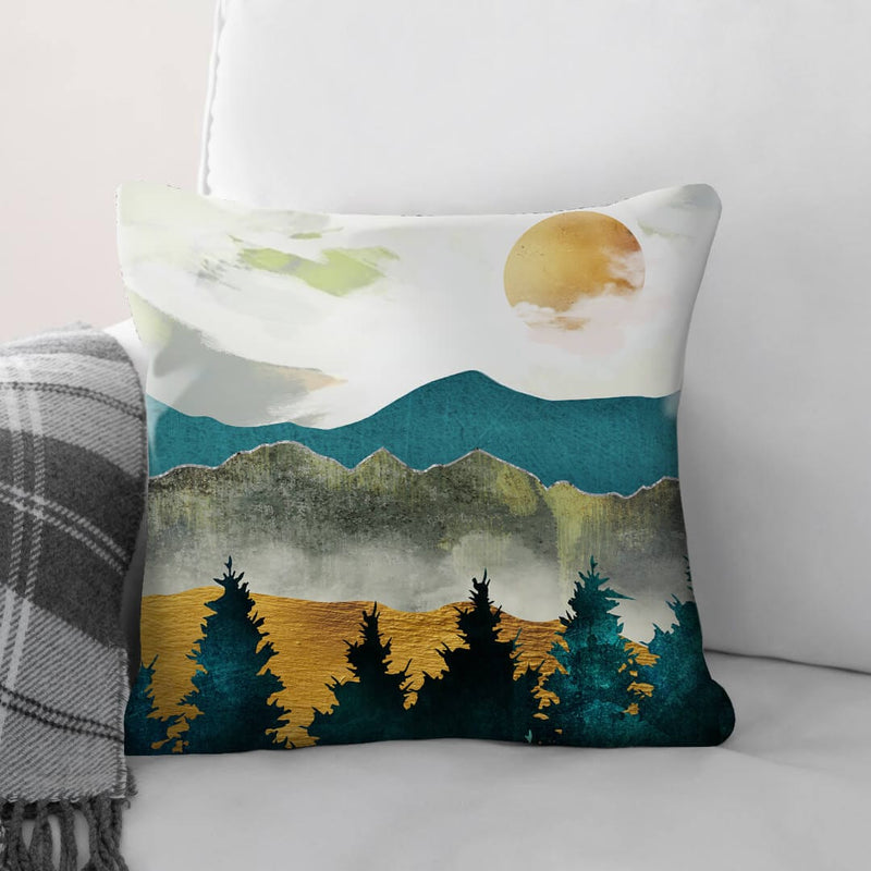 Abstract Sunsets B Cushion