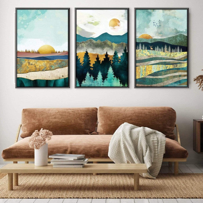 Abstract Sunsets Canvas