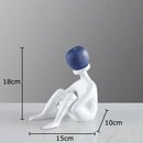 GobekUsa Abstract Thinker Resin Sculpture for Room Aesthetics Ornaments and Decor