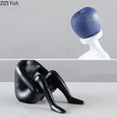 GobekUsa Abstract Thinker Resin Sculpture for Room Aesthetics Ornaments and Decor