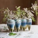 GobekUsa Abstract Tooth Ceramic Flower Pot Hanging Vase for Artistic Home Decor