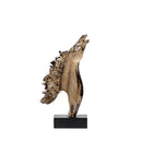 GobekUsa Horse Head Statue Resin Figurine Home Decor Sculpture
