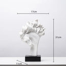 GobekUsa Horse Head Statue Resin Figurine Home Decor Sculpture