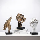 GobekUsa Horse Head Statue Resin Figurine Home Decor Sculpture