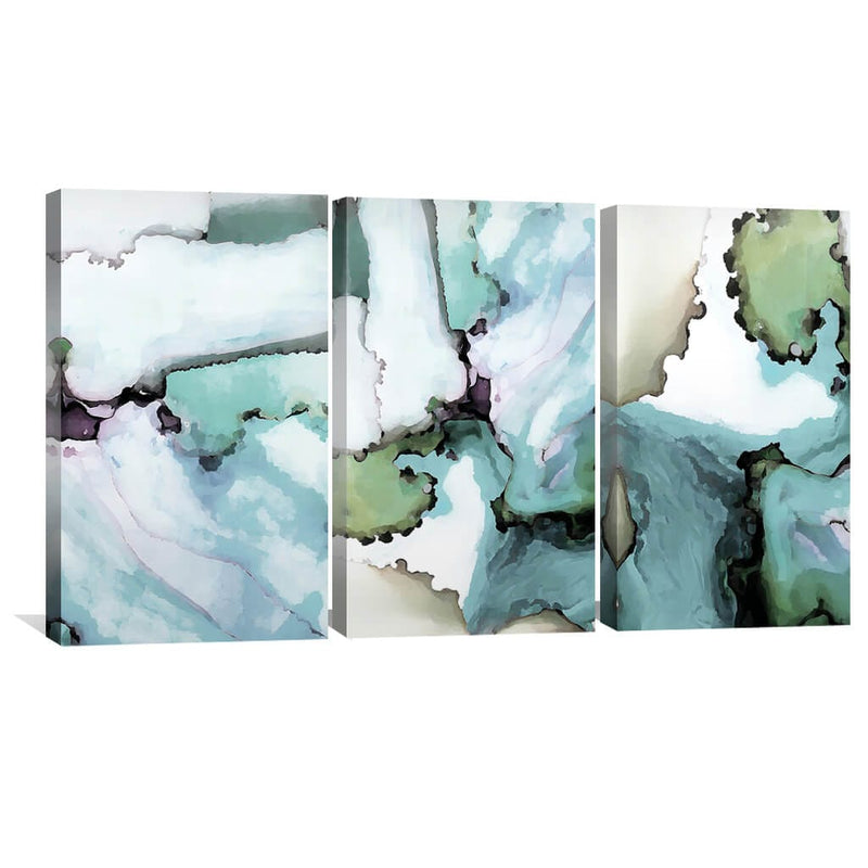 Abstract Verte Canvas