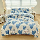 GobekUsa Cute Pattern Duvet Cover | Super Soft Comforter Cover for Single/Double Bed