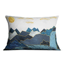Abstract Waterfall Cushion