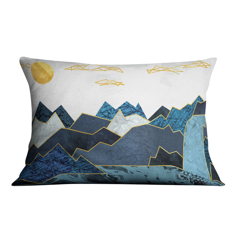 Abstract Waterfall Cushion