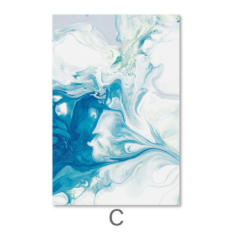 Abstract Waters Canvas