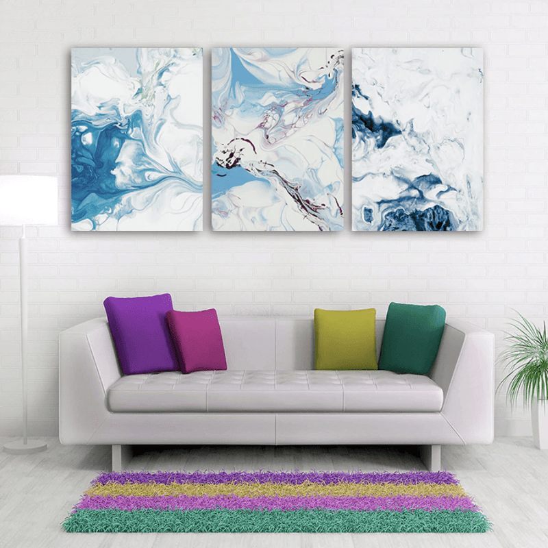 Abstract Waters Canvas