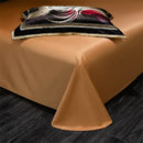 GobekUsa Embroidered Brocade Egyptian Cotton Duvet Cover Set, Black Gold