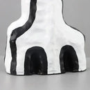 GobekUsa Abstract Geometric Eye Pattern Vase Resin Handicraft Room Decoration