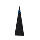 GobekUsa Geometric Triangle Blue Ball Ornament: Abstract Decorative Figurine